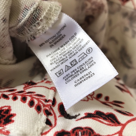 Loft floral shorts red white - Picture 8 of 10